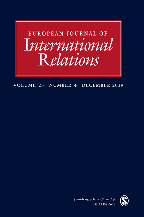 【新刊速递】第05期 | European Journal of International Relations