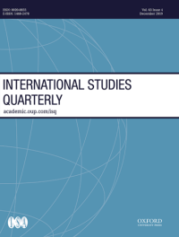 【新刊速递】第16期 | International Studies Quarterly, No.4, 2019